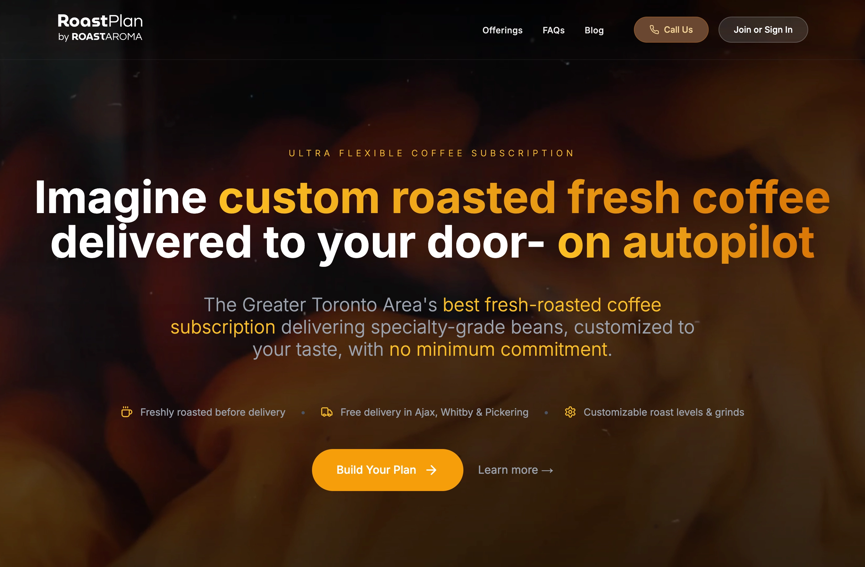 RoastPlan preview